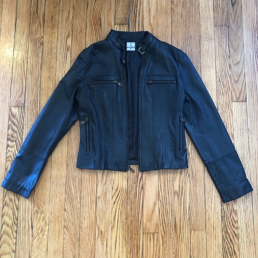 Black Faux Leather Jacket